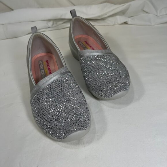 Sketchers Arya Sparkle Slip-Ons - Size 7.5 - Picture 3 of 8